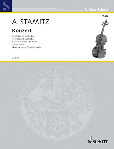 DL: A. Stamitz: Konzert B-Dur, VaStro (KASt)