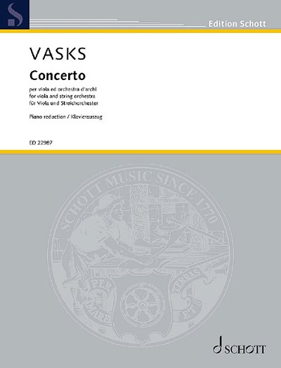 DL: P. Vasks: Concerto, VaStro (KASt)