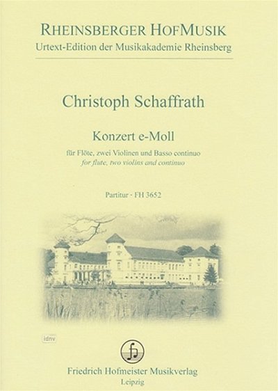 C. Schaffrath: Konzert e-Moll