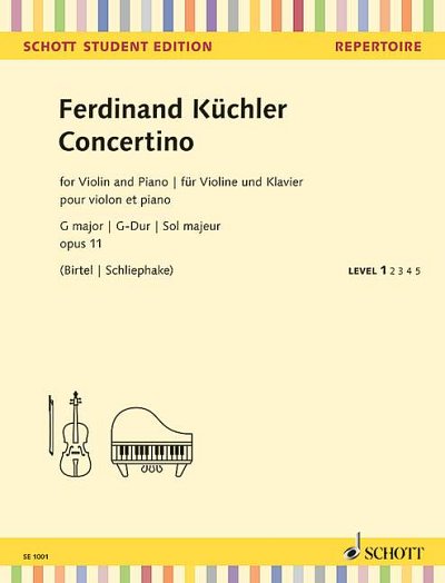 DL: F. Küchler: Concertino G-Dur, VlKlav