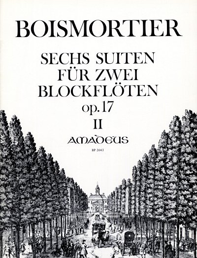 J.B. de Boismortier: Sechs Suiten für zwei Blo, 2Abfl (Sppa)