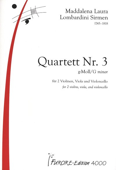 M. Sirmen: Quartett g-Moll Nr.3 (Pa+St)