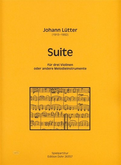 J. Lütter: Suite, 3Vl (Sppa)