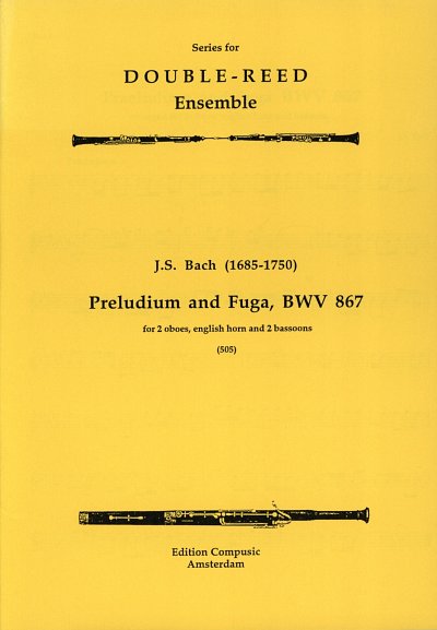 J.S. Bach: Preludium and Fuge BWV 505, 2ObEh2Fg (Pa+St)