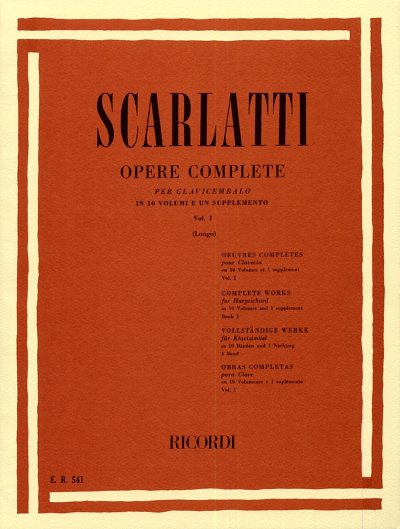 AQ: D. Scarlatti: Opere Complete Per Clavicembalo V (B-Ware)
