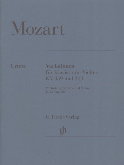 W.A. Mozart: Variationen für Klavier und Violine , VlKlav