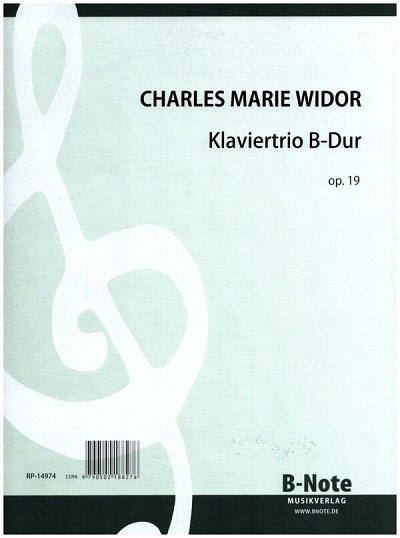 C. Widor y otros.: Klaviertrio B-Dur op.19