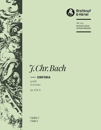 J.C. Bach: Sinfonia g-moll op. 6/6, Sinfo (Vl1)
