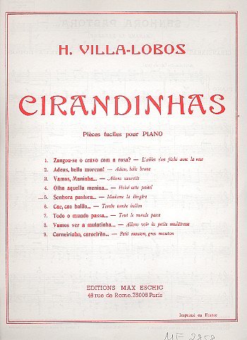 H. Villa-Lobos: Villa-Lobos Cirandinhas N 5 Piano (Senhorea
