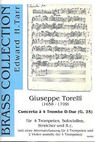 G. Torelli: Concerto à 4 Trombe D-Dur G.2, 4TrpStrBC (Pa+St)