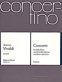 A. Vivaldi: Concerto G-Dur, FlStroBc (Part.)