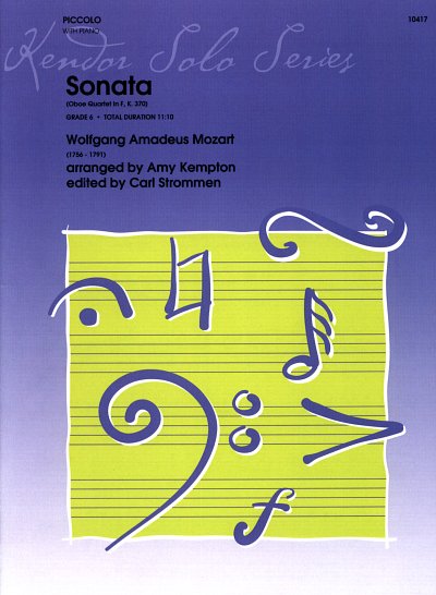 W.A. Mozart: Sonata, PiccKlav (KlavpaSt)