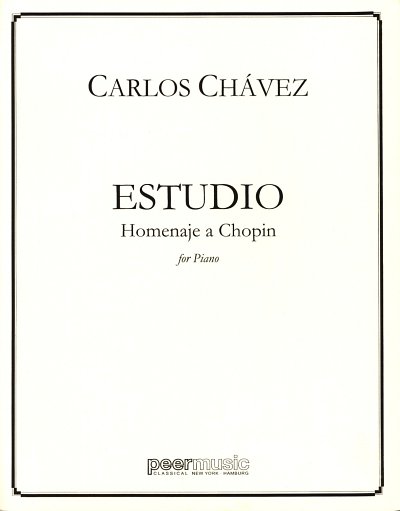 C. Chávez Ramírez: Estudio, Klav