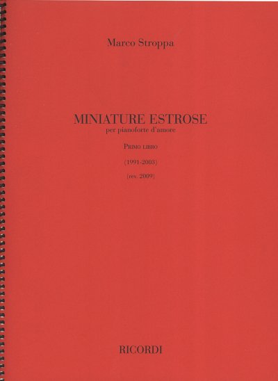 M. Stroppa: Miniature Estrose, Klav