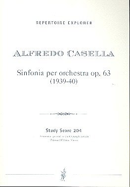A. Casella: Sinfonia per orchestra op. 63, Sinfo (Stp)