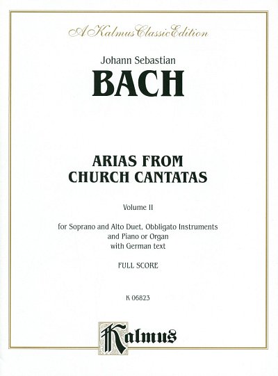 J.S. Bach: Soprano and Alto Arias, Volume II (4 Du, Ges (Bu)