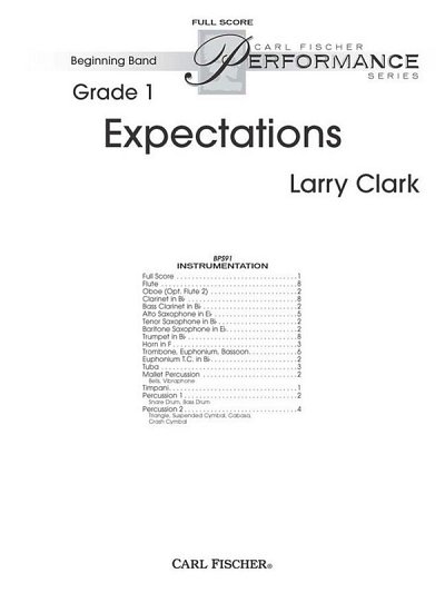 L. Clark: Expectations, Blaso (Part.)