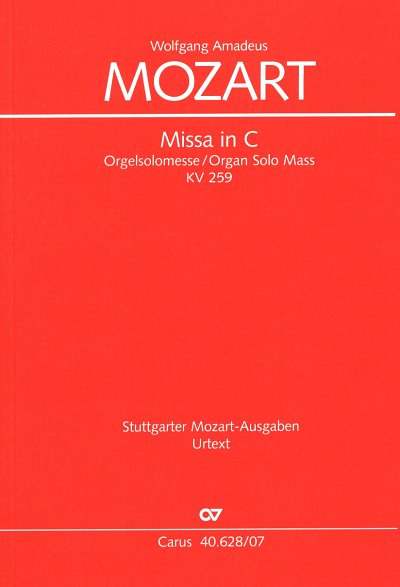 W.A. Mozart: Missa in C, 4GesGchOrch (Stp)