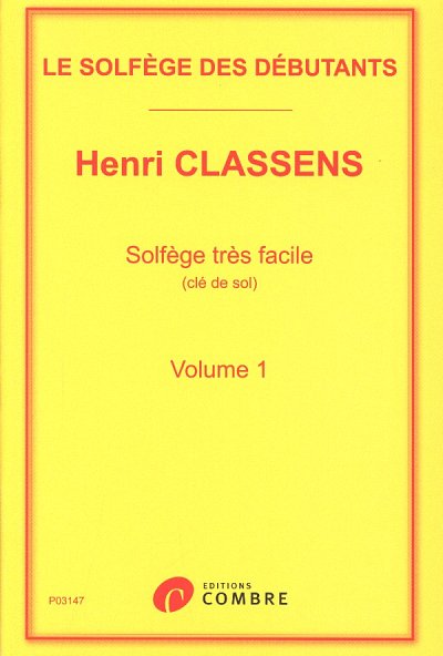 H. Classens: Le solfège des débutants 1, Ges/Mel