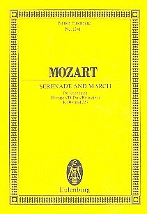 W.A. Mozart: Colloredo Serenade D-Dur Kv 203 Eulenburg Studi