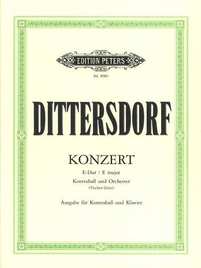 C. Ditters v. Ditter: Konzert für Kontrabass , KbKlav (KASt)