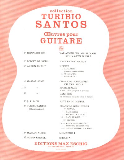 G. Sanz: Marizapalos Guitare (Part.)