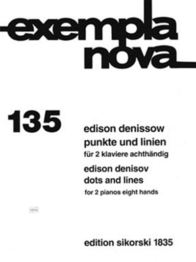 E. Denissow: Punkte und Linien für 2 Klaviere achthändig