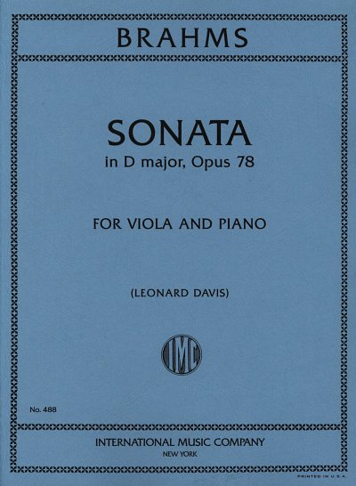 J. Brahms: Sonata Op. 78 (Davis) (Bu)