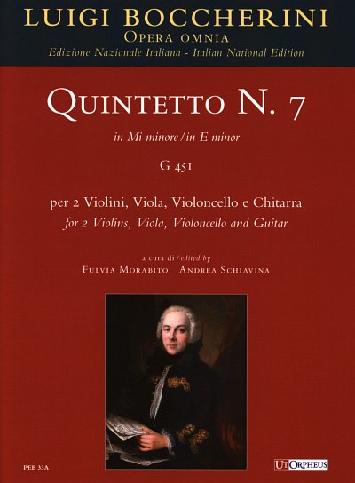 L. Boccherini: Quintet No.7 E minor G 45, 2VlVaVcGit (Part.)