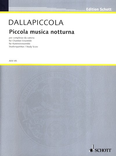 L. Dallapiccola: Piccola musica notturna, Kamo (Stp)
