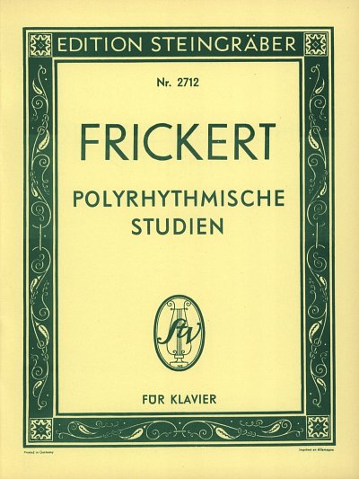Frickert, W.: Polyrhythmische Studien, Klav
