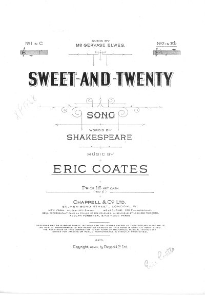 DL: E. Coates: Sweet-And-Twenty, GesKlav