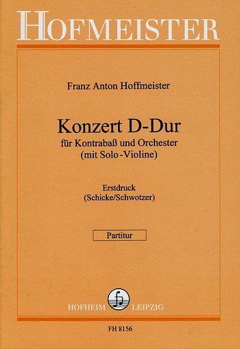 F.A. Hoffmeister: Konzert D-Dur für Kontrabaß