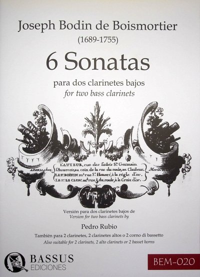 J.B. de Boismortier: 6 Sonatas (Bu)