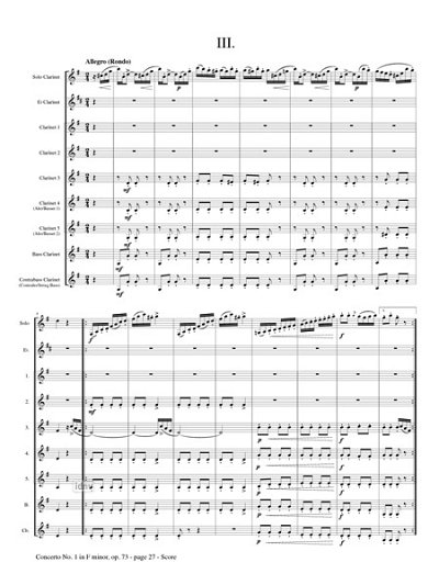 C.M. von Weber: Concerto No. 1 In F Minor, Op. 73 (Pa+St)
