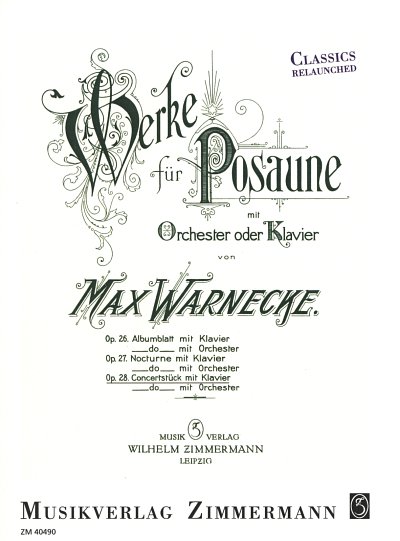 Warnecke Max: Concertstueck Op 28