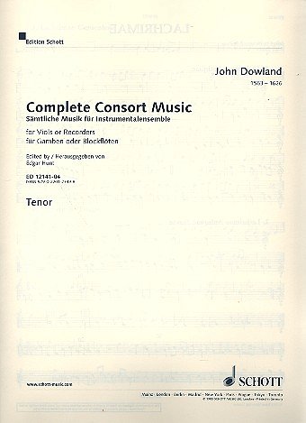 J. Dowland: Sämtliche Musik für Instrumentalensemble