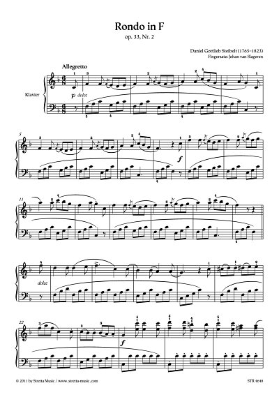 DL: D.G. Steibelt: Rondo in F op. 33, Nr. 2