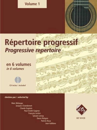 Répertoire progressif pour la guitare, vol. 1, Git (+CD)