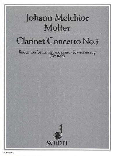 J.M. Molter: Klarinetten-Konzert Nr. 3  (KASt)