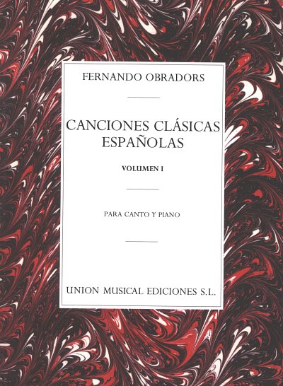 F. Obradors: Canciones clásicas españolas 1, GesKlav (LB)