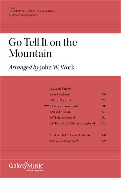 Go Tell It on the Mountain, Mch4 (Chpa)