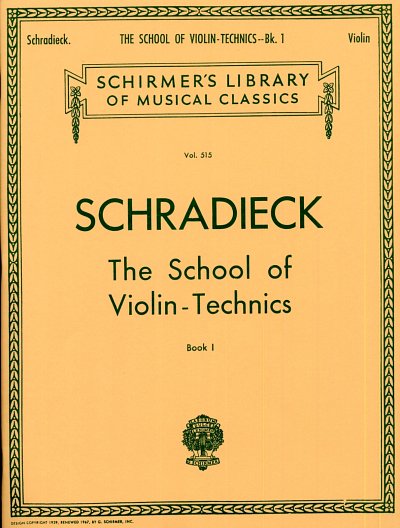 H. Schradieck: School of Violin Technics 1, Viol