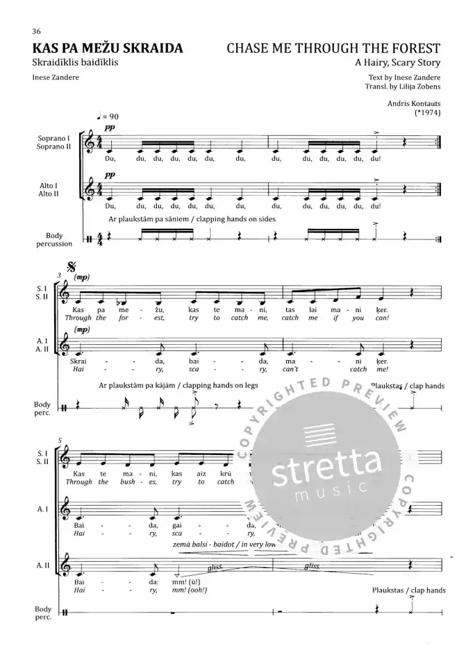 Baltic Songs for Upper Voices 1, Frauenchor (SSA) (3)