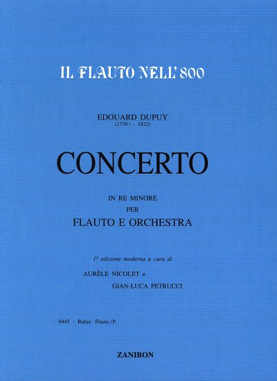Concerto In Re Minore (d minor), FlKlav (Part.)
