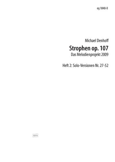 M. Denhoff: Strophen op. 107, Instr (Sppa+)