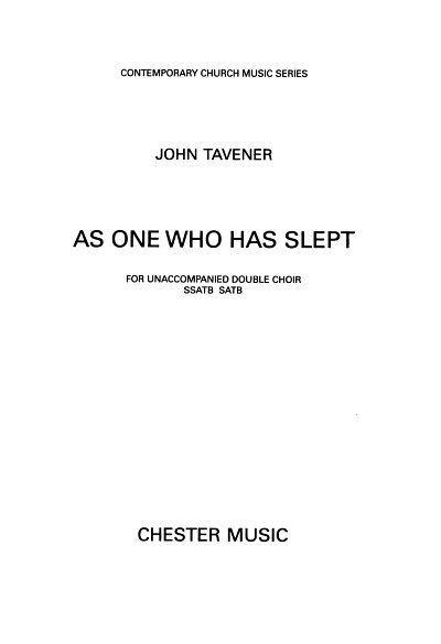 J. Tavener: As One Who Has Slept, GchKlav (Chpa)