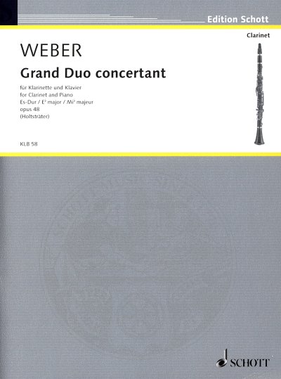 C.M. von Weber: Grand Duo concertant Es-, KlarKlv (KlavpaSt)