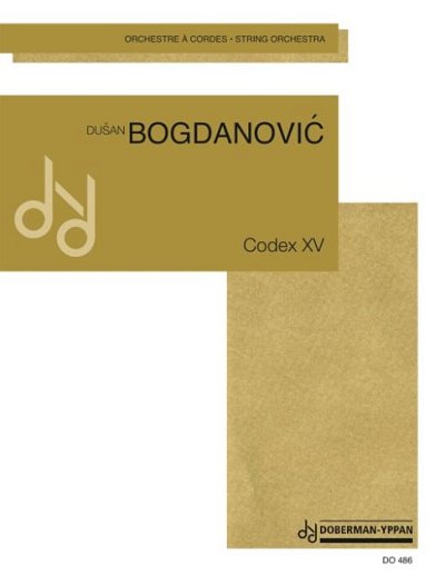 D. Bogdanovic: Codex XV, Sinfo (Pa+St)