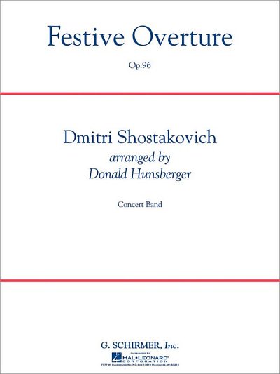 D. Schostakowitsch: Festive Overture op. 96, Blaso (Part.)